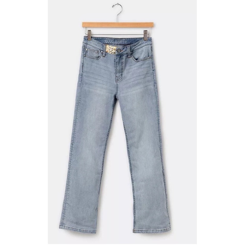 Matilda Jane Womens Windsor Straight Crop Jeans Pattern Patchwork size 14‎ New